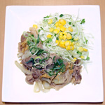 豚生姜炒め