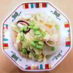 いかと野菜の塩炒め