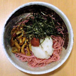冷やし梅おろし茶そば