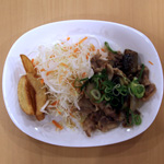 茄子と豚肉の炒めもの
