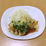 白身魚ごま揚げオイスターソース