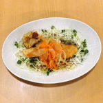 揚げ鶏のレモンソース