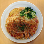 チキンのトマトミルクソース