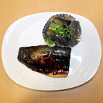 鯖のみりん焼き･茄子の揚げ浸し(魚・横)